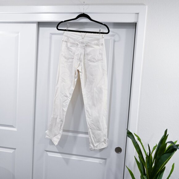 Veronica Beard Size 25 Blake Classic Straight High Rise Jeans in Ecru - Picture 6 of 8